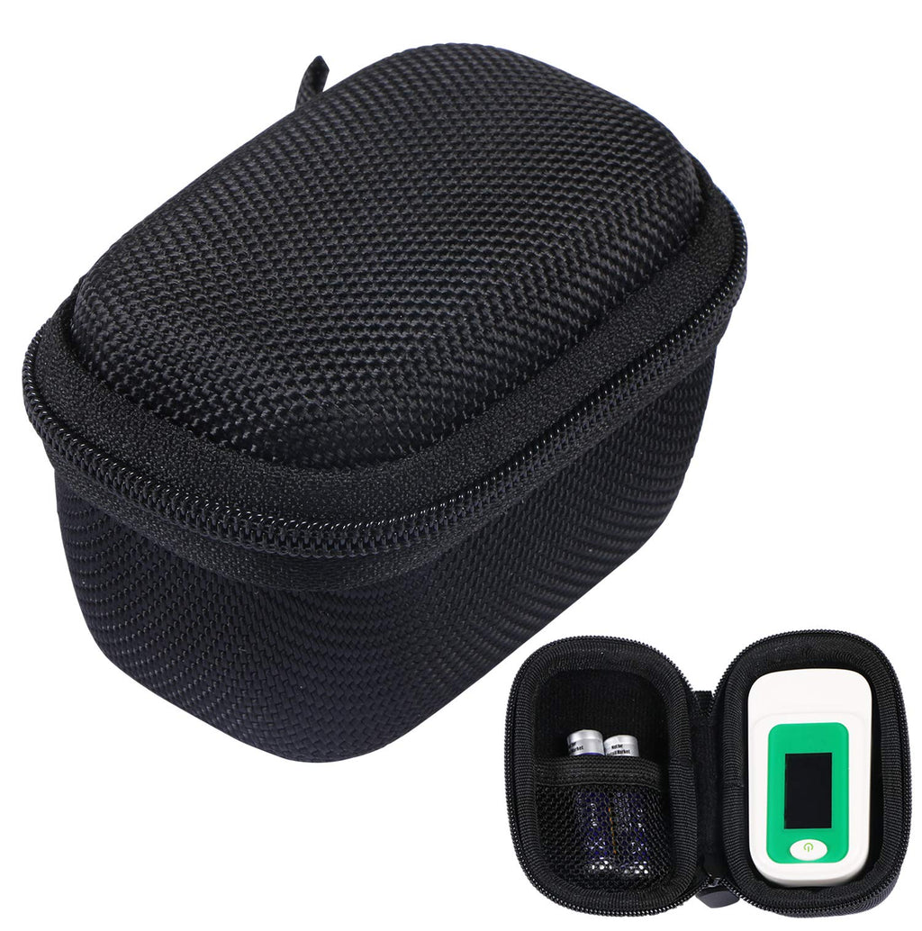 [Australia] - Hard Storage Case Bag for Fingertip Pulse Oximeter fits for Innovo Deluxe/Santamedical/Concord Sapphire Blood Oxygen Saturation Monitor, Black 