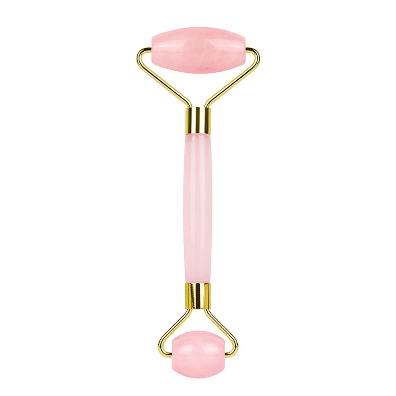 [Australia] - MoValues Rose Quartz Roller - Jade Roller For Face - Real Natural Rose Quartz - Face Roller, Face Massager for Face - Authentic and Durable 