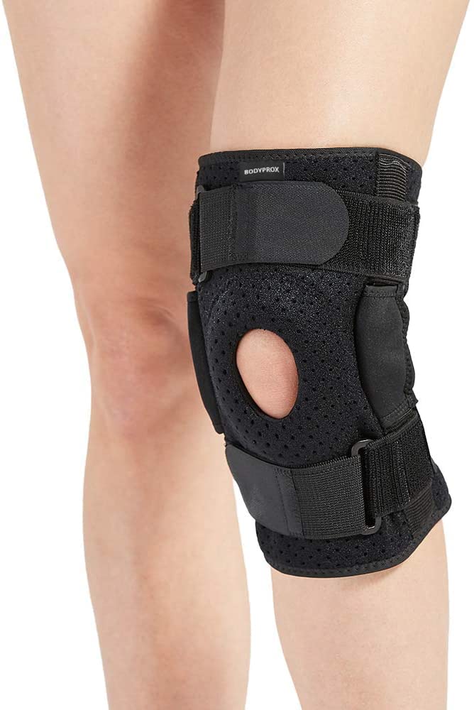 [Australia] - Hinged Knee Brace for Men and Women, Knee Support for Swollen ACL, Tendon, Ligament and Meniscus Injuries Large (Pack of 1) 