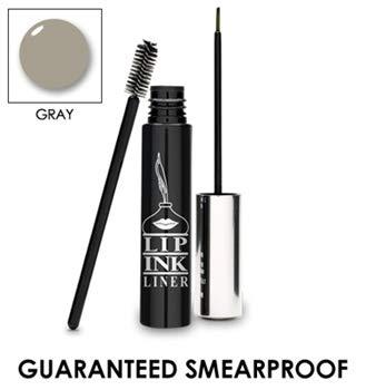 [Australia] - LIP INK Liquid Brow Liner - Grey | Natural & Organic Makeup for Women by Lip Ink International | 100% Organic, Kosher, & Vegan 