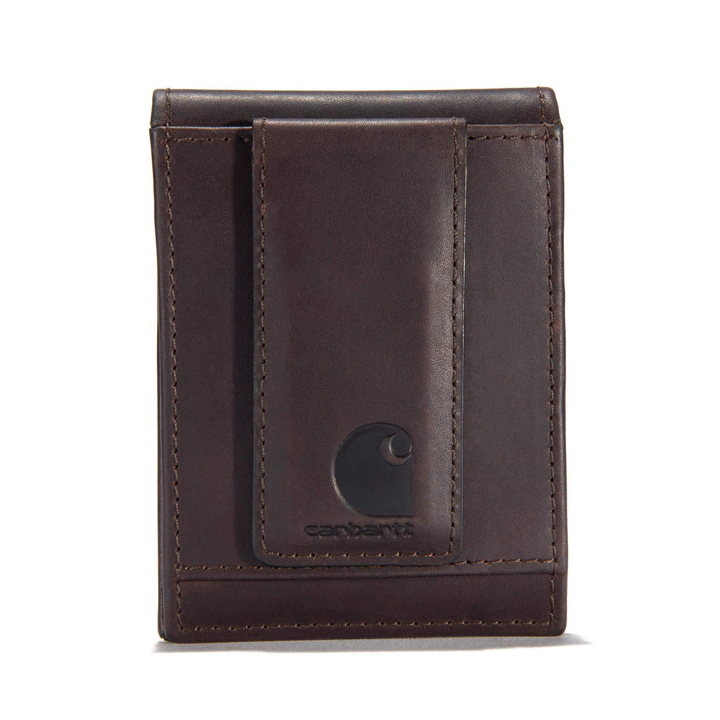 [Australia] - Carhartt Men's Standard Front Pocket Wallet Oil Tan - Brown 