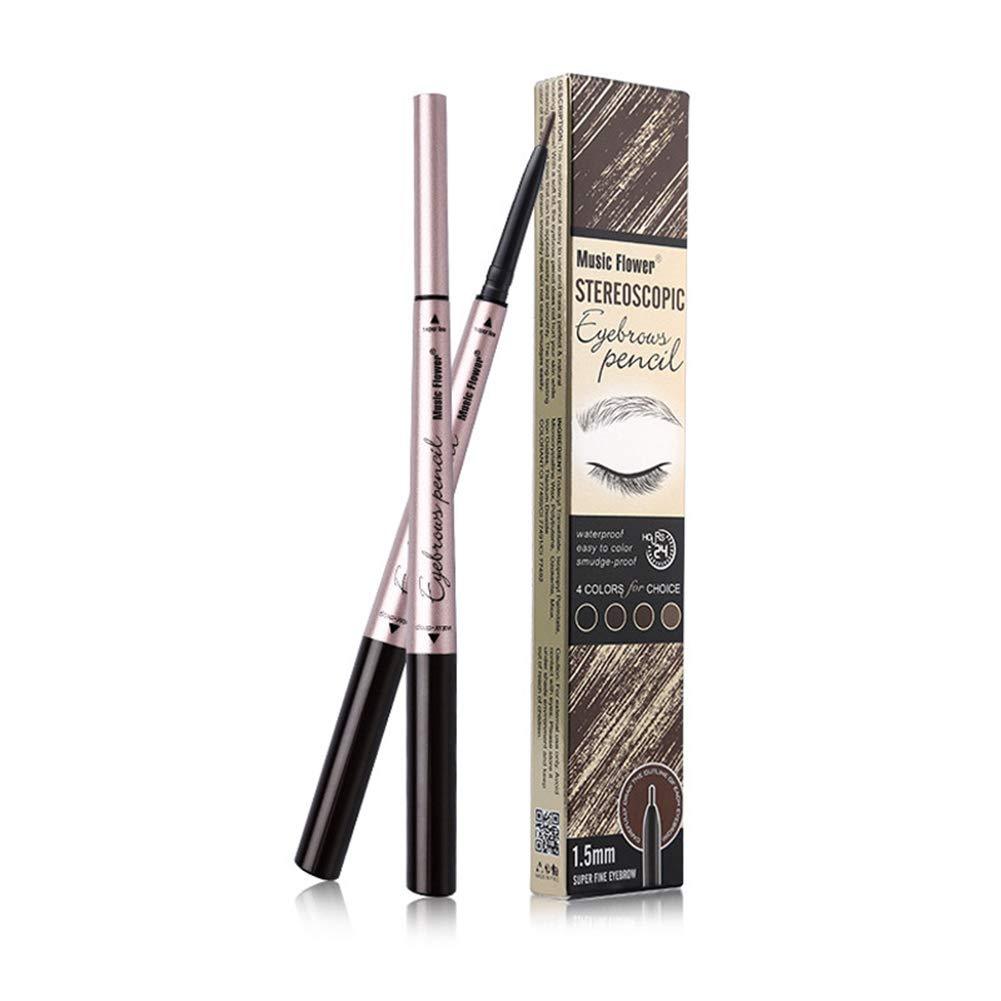 [Australia] - Vtrem Eyebrow Pencil Waterproof Double-headed Tatoo Eye Brow Pen Fine Carving Long Lasting Smudge-Proof for Natural Hair-Like Defined Stay All Day (2# Light Coffee) 
