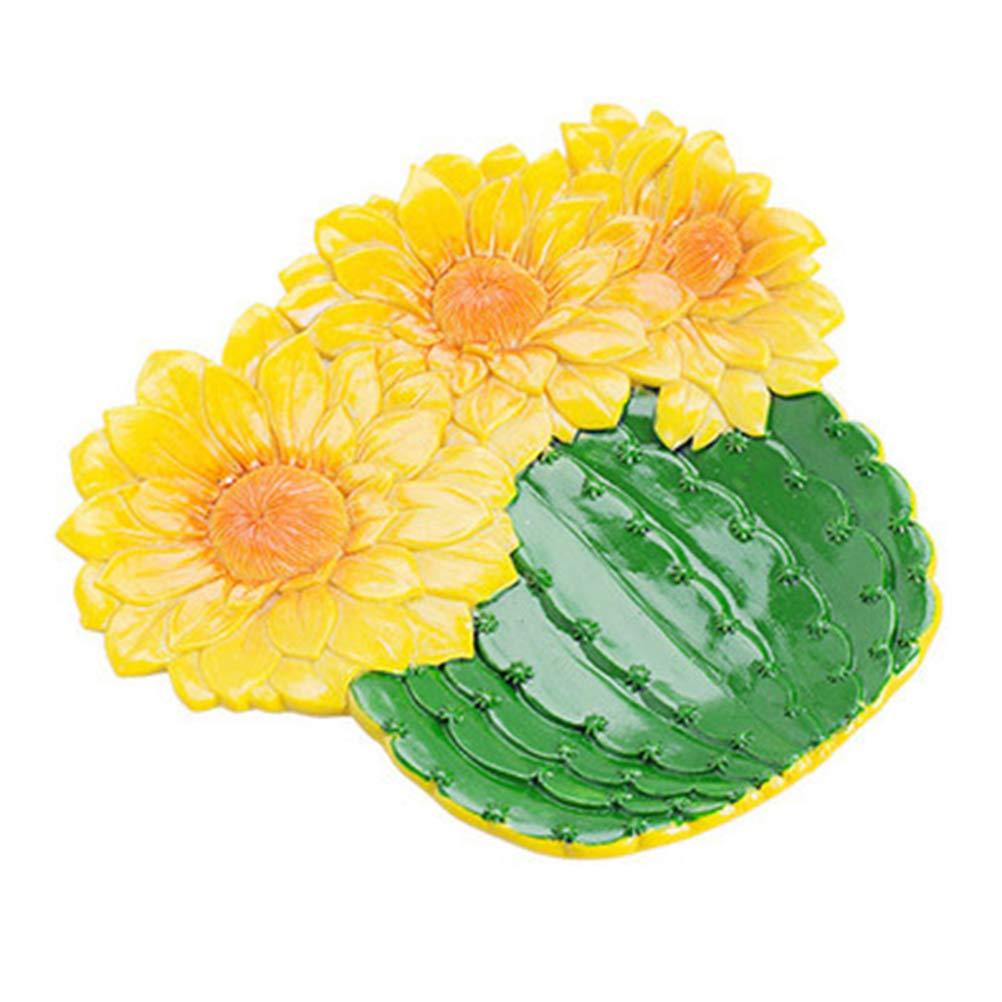 [Australia] - Lzttyee Resin Simulation Cactus Jewelry Dish Tray Storage Jewelry Dish Trinket Tray Nut Snack Storage Best Gifts Home Decor (Prickly Pear) Prickly Pear 