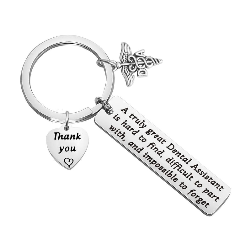 [Australia] - TIIMG Dental Assistant Gift A Truly Great Dental Assistant is Hard to Find Keychain Dentist Appreciation Gift Dentist Graduation Gift 