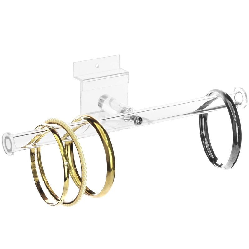 [Australia] - Mooca Acrylic Bracelets Display Chain Necklaces and Watches Display Slat Wall Dangling Jewelry for Dangling Jewelry, Acrylic Jewelry Accessories Holder 