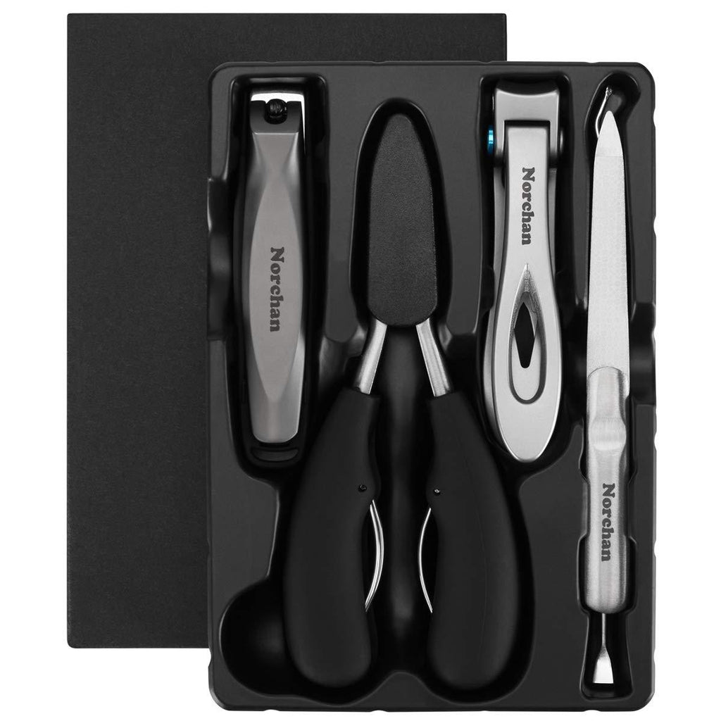 [Australia] - Norchan Large Nail Clippers Set, 3 Pcs Sharp Toenail and Fingernail Clippers for Men and Women (Premium, Big Size, Heavy-Duty Design) 