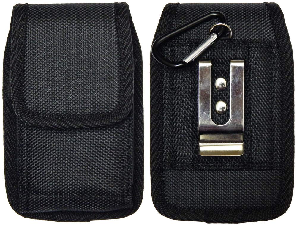 [Australia] - Premium Nylon Canvas Pouch Case with Belt Clip for Freestyle Libre (Flash Glucose Monitoring System) (Nylon Canvas/ V1) Nylon canvas/ V1 