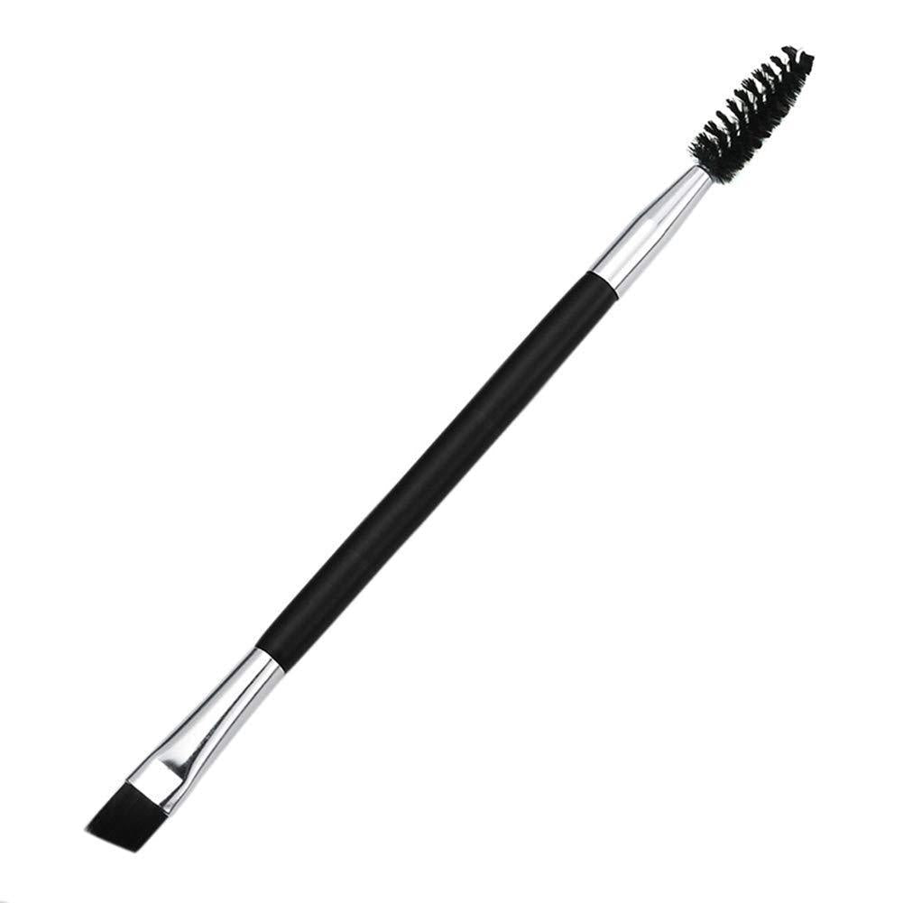 [Australia] - AKOAK 3 Pcs Double-headed Eyebrow Brush, Eyelash Brush, One Side Bevel Eyebrow Powder Brush and the Other Spiral Brush Beauty Tool Makeup Brush, Suitable for Eye Makeup 