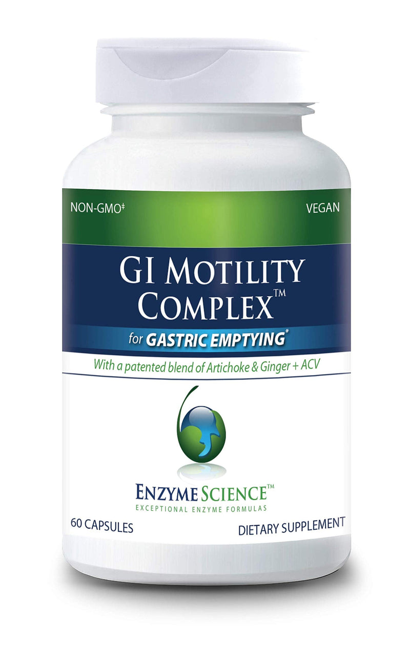 [Australia] - ENZYME SCIENCE™ GI Motility Complex™, 60 Capsules – All Natural Digestive Enzyme Support – Gut Health Supplment– Supports Gastrointestinal Motility and Transport – Aids Small Bowel and Stomach 