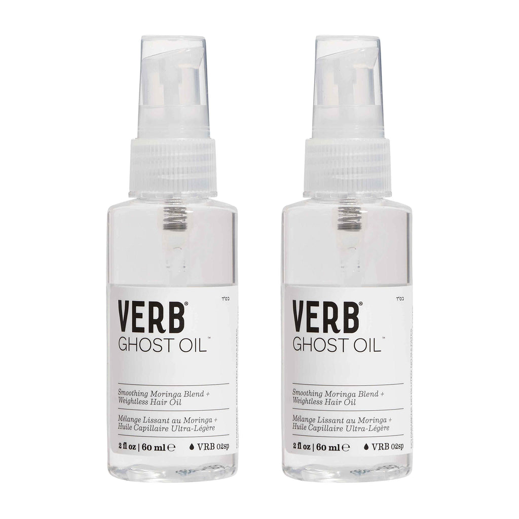 [Australia] - Verb Ghost Oil, Vegan Lightweight Revitalizing Hair Oil, Nourishes and Promotes Shiny Hair, All Hair Types 2 Fl Oz (Pack of 2) 