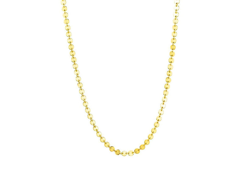 [Australia] - itianxi Dainty Beaded Choker Necklaces,14K Gold/Silver Plated Cute Tiny Delicate Coin/Satellite Chain Choker Necklaces for Women coin chain 