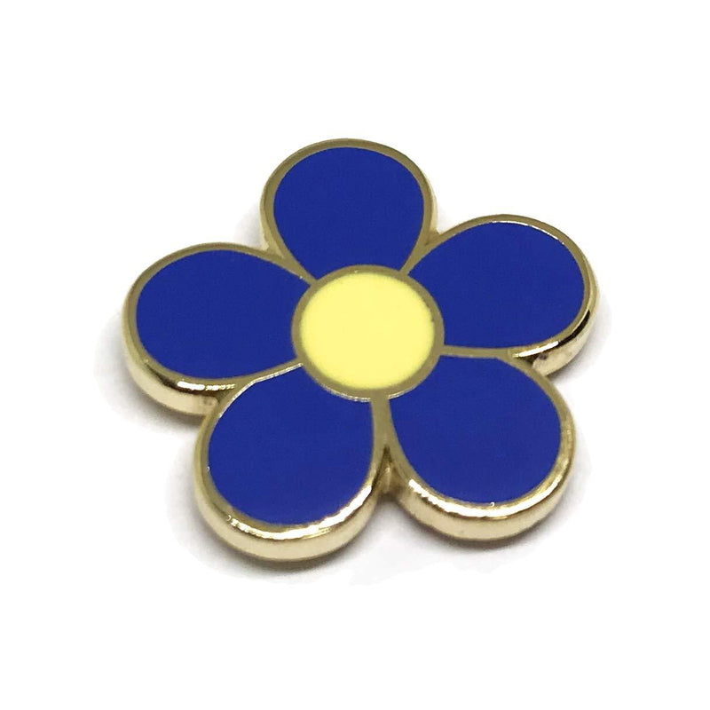[Australia] - Forget Me Not Lapel Pin - Masonic Pride Brooch - Blue Flower Freemasonic 