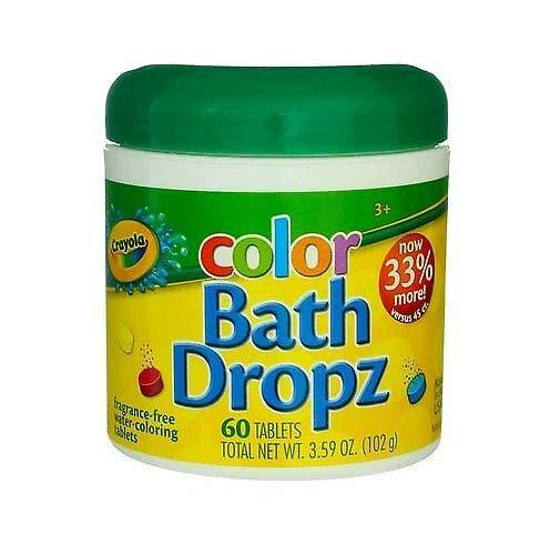 [Australia] - Bath Dropz Water-Coloring Tablets, 3.59 oz, 60 Ct 