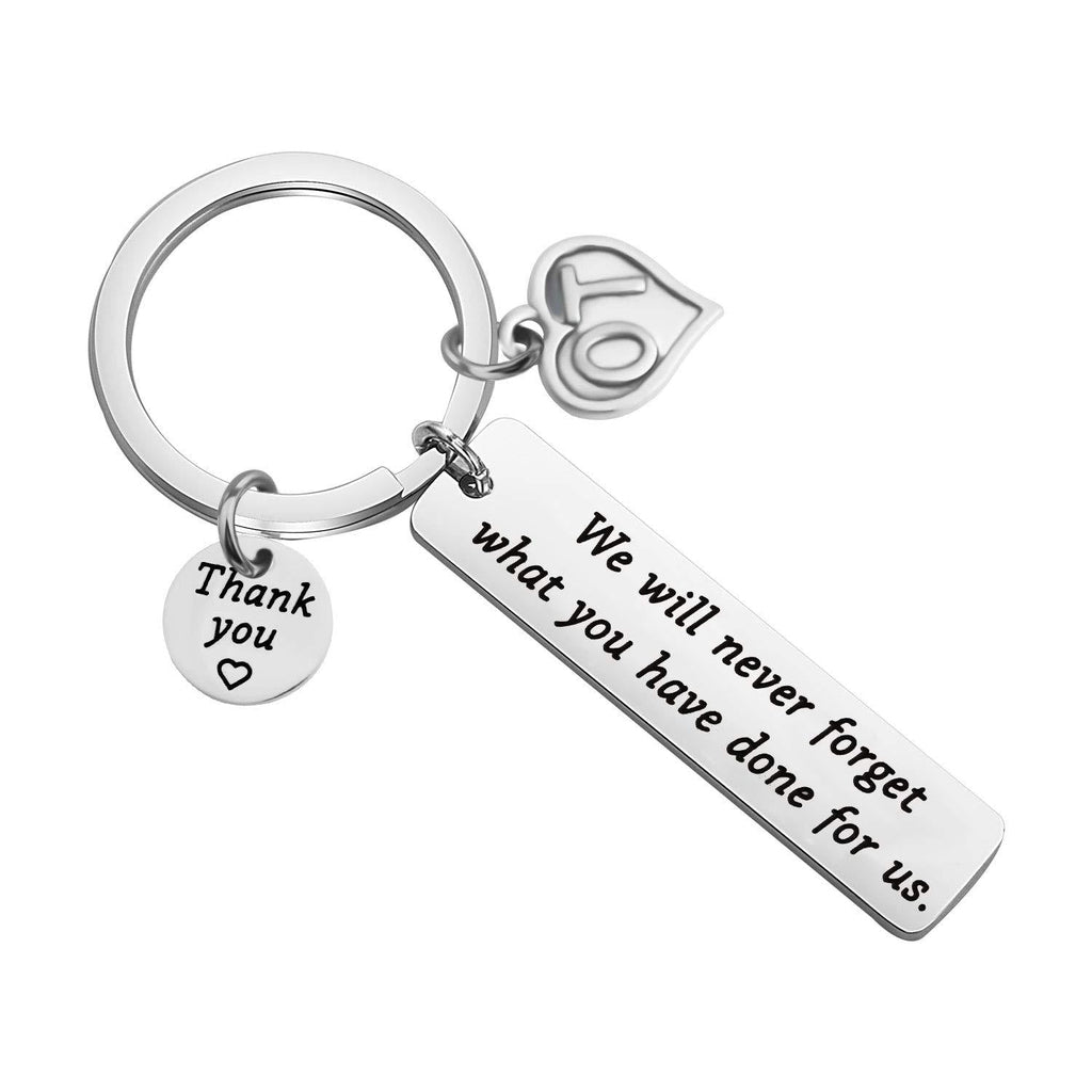 [Australia] - BAUNA Occupational Therapist Assistant Gifts We Will Never Forget What You Have Done for Us Keychain OT Thank You Gift Retirement Gifts occupational therapist appreciation keychain 