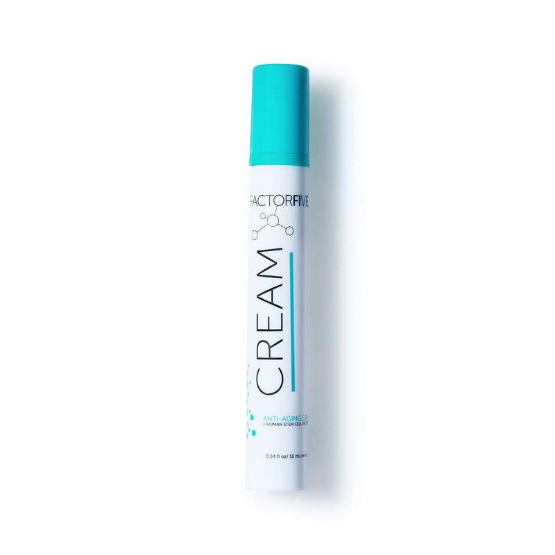 [Australia] - FACTORFIVE Age Defying Cream with Human Derived Apidose Stem Cell Growth Factors for Anti-Wrinkle, Collagen Boost, and Acne Scarring Repair, Travel Size, 0.34fl oz/10ml 