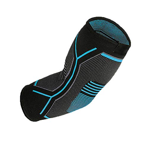 [Australia] - Xeonn Fitness Elbow/Arm Brace- Compression Support Sleeve Reduce Joint Pain (Blue, Small) Blue 