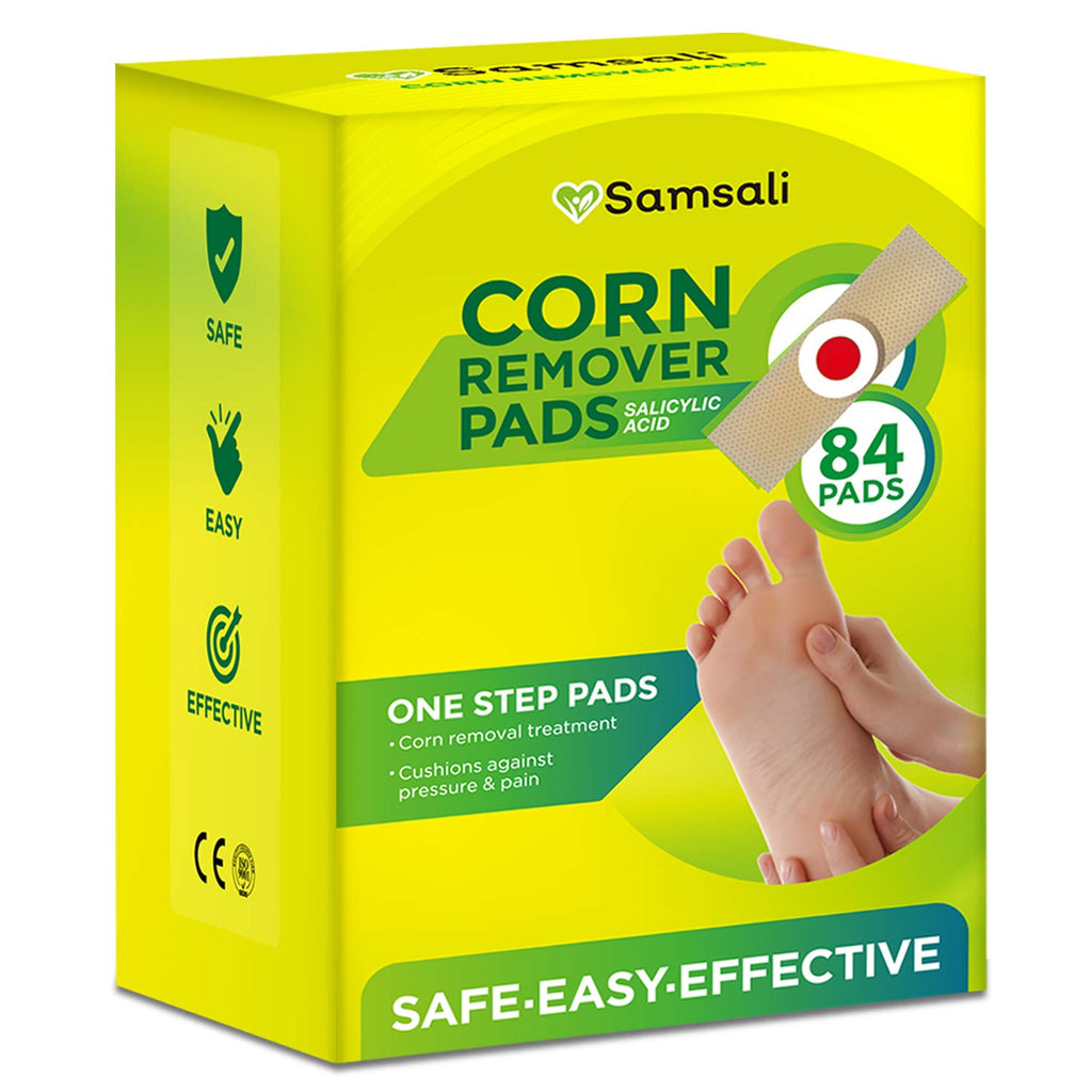 [Australia] - Corn Remover, 84 Corn Remover Pads, Toe Corn and Callus Removal, Corn Treatment Pads, Best Corn Remover Pads for Foot Corn Removal, 84 Pads 84 Count (Pack of 1) 