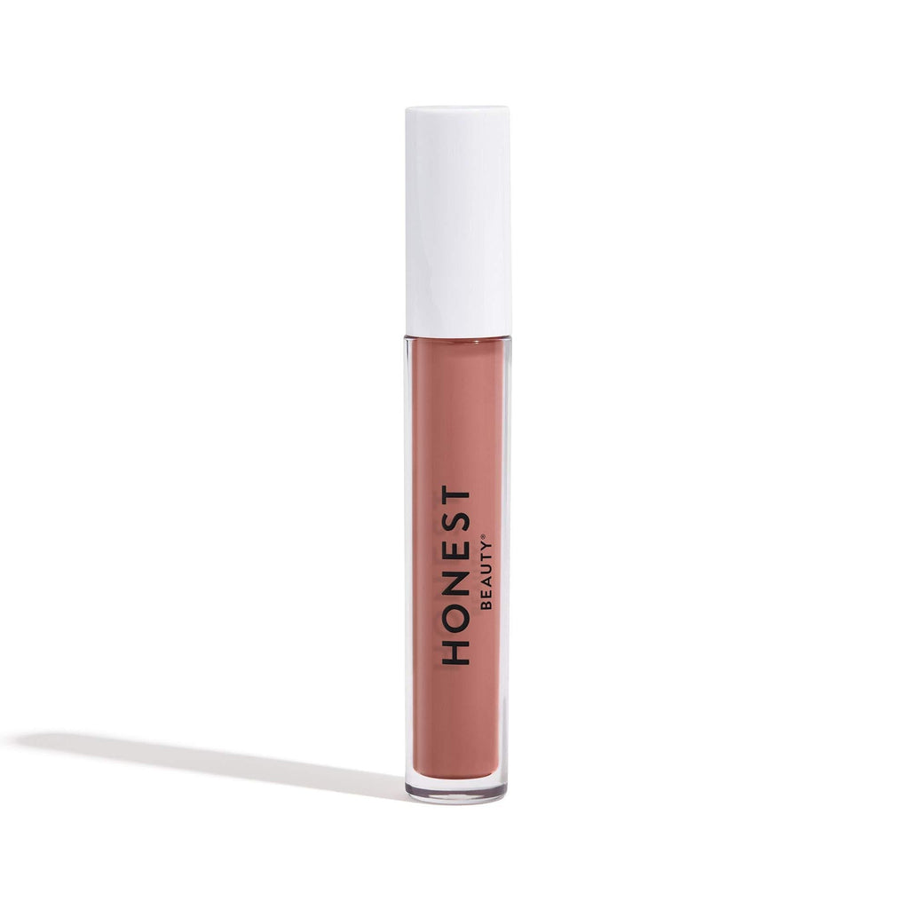 [Australia] - Honest Beauty Liquid Lipstick, Off Duty | Vegan | Hydrating All-Day Wear & Flex Feel | Synthetic Film Formers Free, Silicone Free, Cruelty Free | 0.12 fl. oz. 