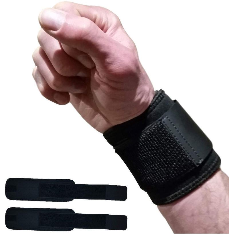 [Australia] - Wrist Wraps for Wrist Tendonitis - Wrist Support for Carpal Tunnel Pain Relief. Ganglion Cyst Wrist Brace or Carpal Tunnel Wrist Splint - 2 Wrist Wraps for Weightlifting Women Men Left & Right Hands Fits Most 