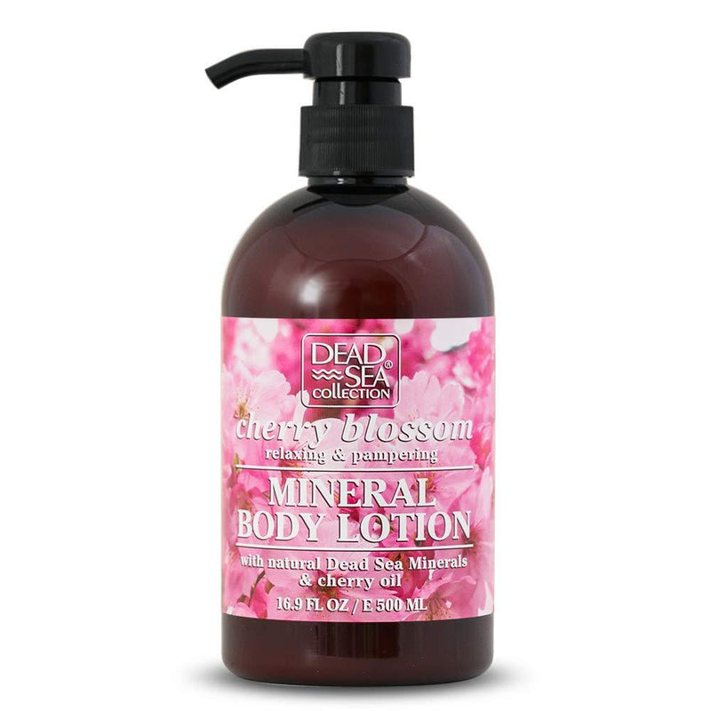 [Australia] - Dead Sea Collection Mineral Body Lotion with Cherry Blossom to Relax and Pamper 16.9 fl. oz. 