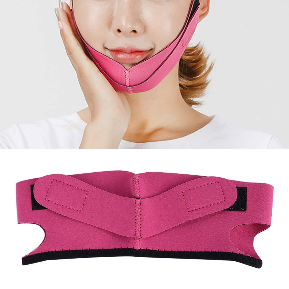 [Australia] - Face Slimming Strap, Face Lifting Band, Weight Lose Slimming Firming Belts Anti Wrinkle V-shaped Bandage Mask for Women Eliminates Sagging Skin Lifting Firming Anti Aging Breathable 