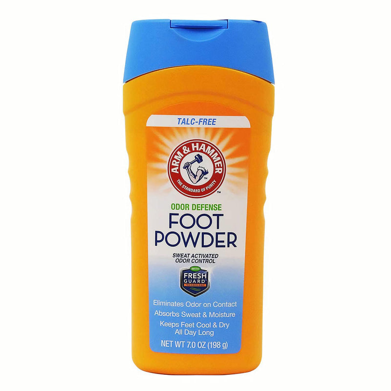 [Australia] - Arm & Hammer Foot Powder for Shoes & Feet, Talc-Free Odor & Moisture Control for Men & Women, 7 oz (1 Pack) 7 Ounce (Pack of 1) 