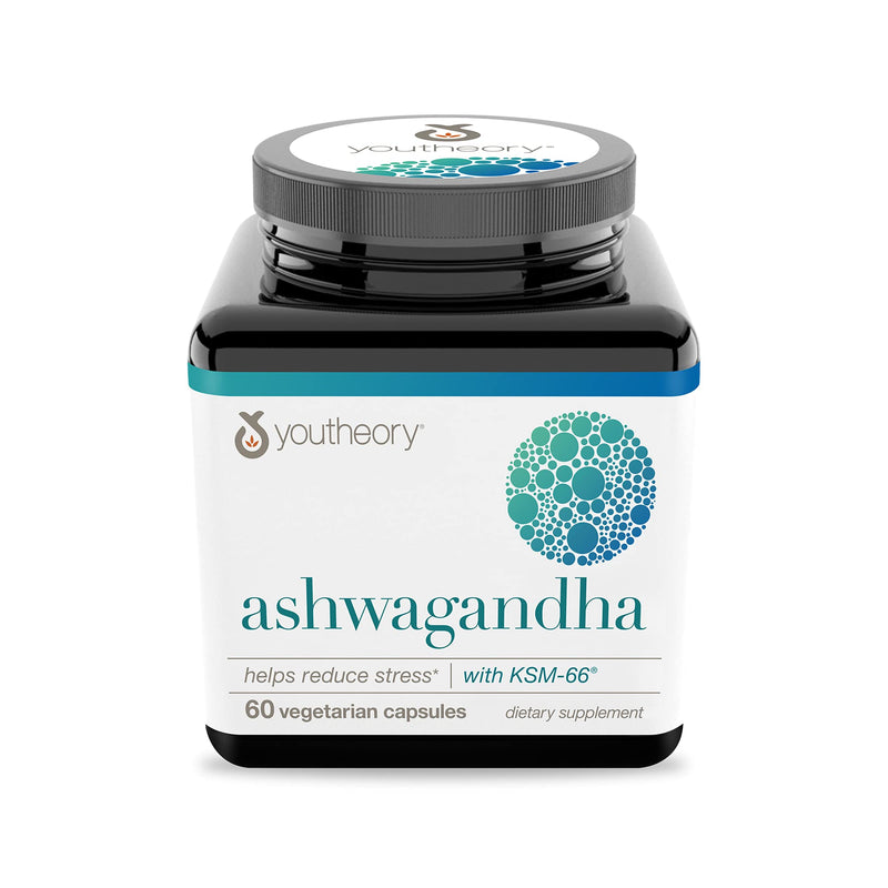 [Australia] - Youtheory Ashwagandha 60 Count (1 Bottle) 