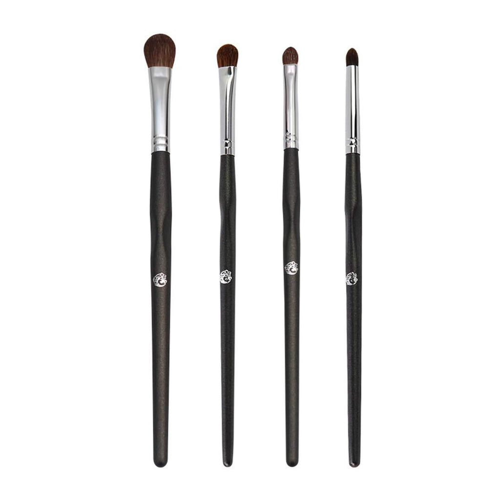 [Australia] - ENERGY Eye Makeup Brushes Eyeshadow Brush Set Blending Brush for Eye Makeup Eyeshadow and Creasing Kit 4Pcs Essential Makeup Brush Pencil Shader Definer Smudge 