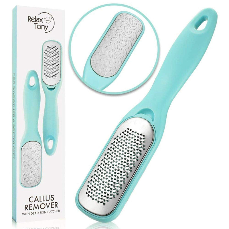 [Australia] - Callus Remover for Feet | Double-Sided Foot Scrub -Foot File -Dead Skin Remover -Foot Rasp for Exfoliation -Wet & Dry Feet Scrubber for Smoothing & Softening Feet -Pedicure Tool for Foot Care 