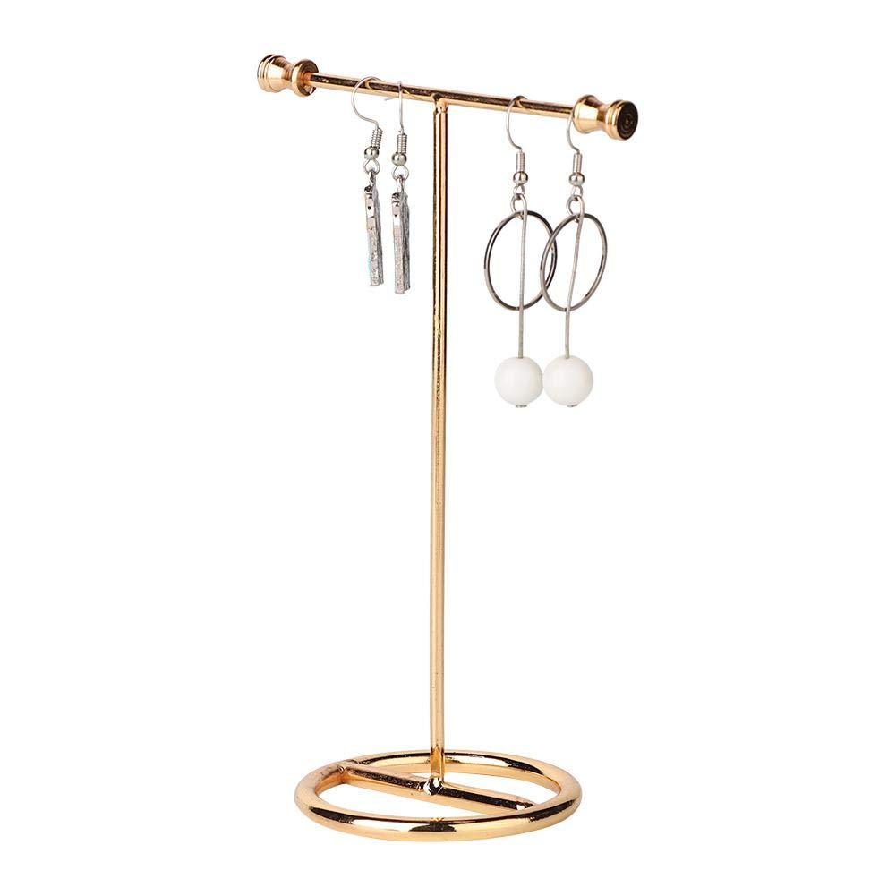 [Australia] - Cimenn Jewelry Rack, Multifunctional Gold Jewelry Rings Earrings Storage Stand Display Organizer Rack(01) 