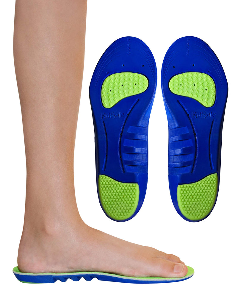 [Australia] - KidSole Slim Memory Foam Sport Children's Athletic Memory Foam with Extra Memory Foam Top Layer (24 cm (Kids' Size 3-6) 24 CM (Kids Size 3-6) 