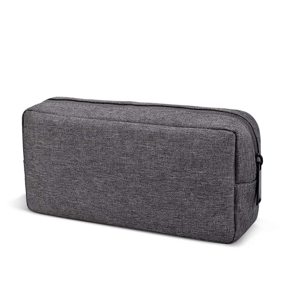 [Australia] - Universal Electronics/Accessories Soft Carrying Case Bag, Durable & Light-Weight,Suitable for Out-Going, Business, Travel and Cosmetics Kit（Dark Gray） 2019 Dark Gray 