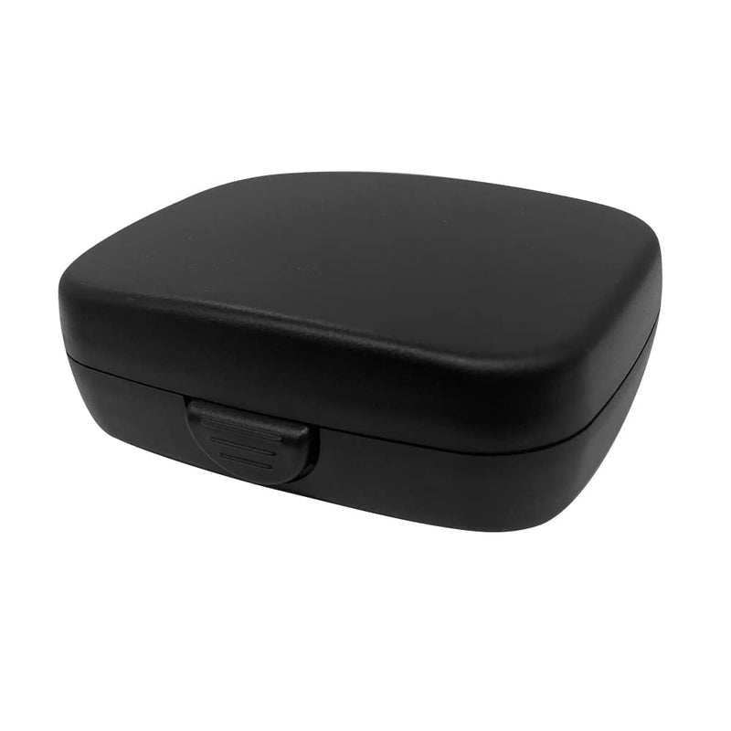 [Australia] - Portable Storage Carrying Case for All Brand Hearing Aid Amplifier / PSAP / BTE / ITE / ITC / CIC / RIC / RITE (Black) 