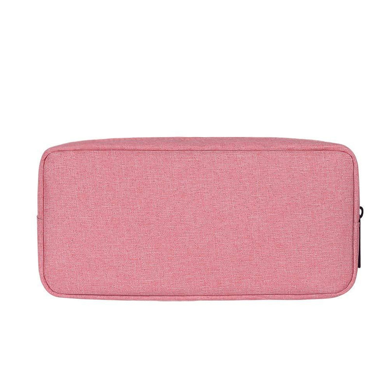 [Australia] - Universal Electronics/Accessories Soft Carrying Case Bag, Durable & Light-Weight,Suitable for Out-Going, Business, Travel and Cosmetics Kit（Pink） 