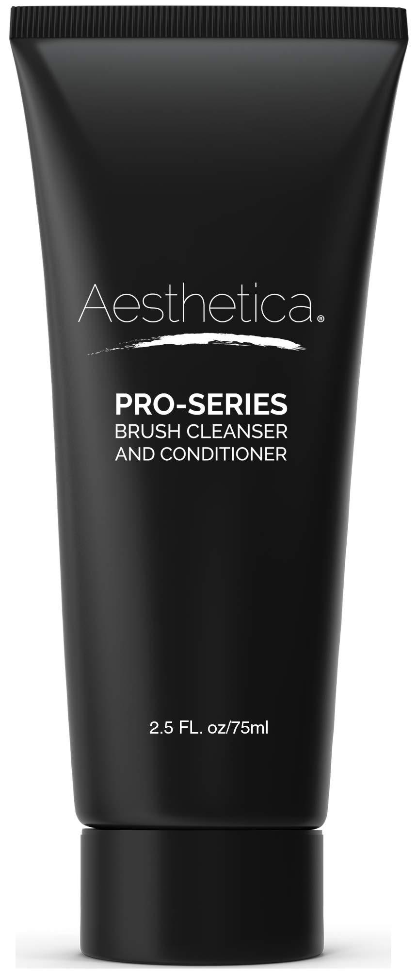 [Australia] - Aesthetica Makeup Brush Cleaner – Cruelty Free Make Up Brush Shampoo for any Brush, Sponge or Applicator - Made in USA - 2.5 fl oz 2.5 Fl Oz (Pack of 1) 