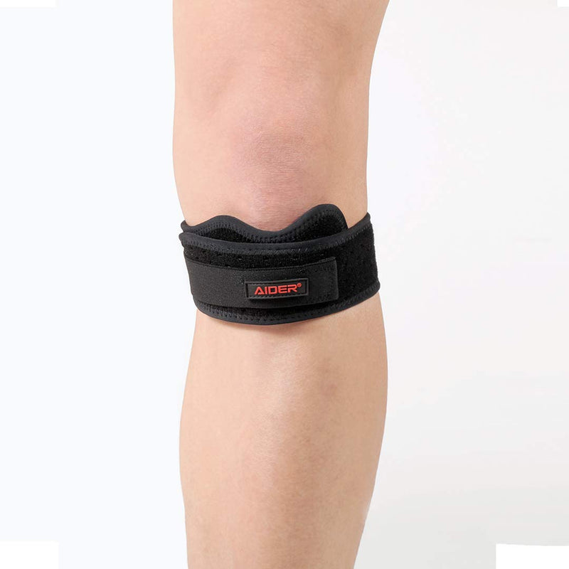 [Australia] - Wide & Soft patella strap knee braces - Decreased muscle fatigue and rapid recovery from the knee pain - Adjustable strap is good for doing any exercise (Right) Right 