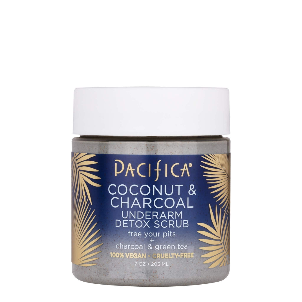 [Australia] - Pacifica Beauty Coconut and Charcoal Underarm Detox Scrub, Vegan & Cruelty Free, 7 Ounce, 2 Pack 