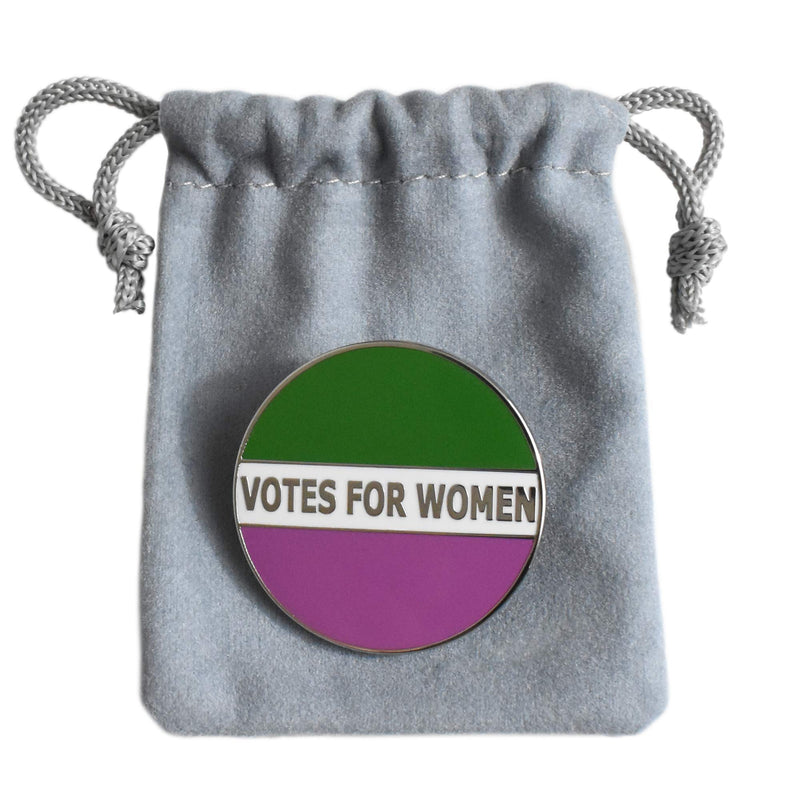 [Australia] - USWire Votes for Women Circular Purple and Green Pin 