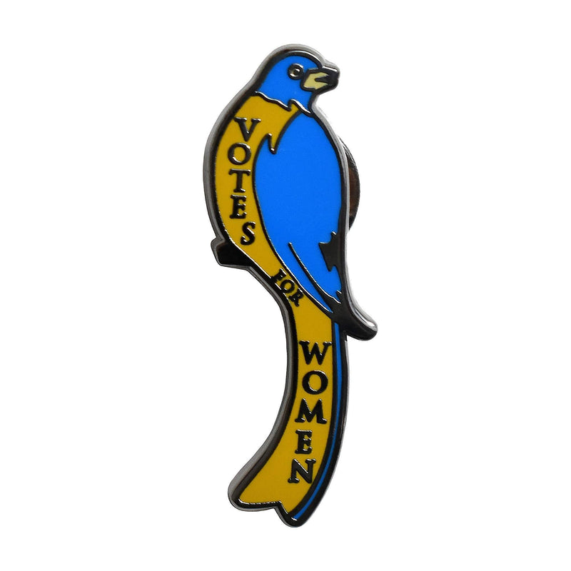 [Australia] - Votes for Women Pin Bird Blue 