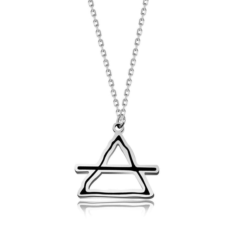 [Australia] - CENWA Alchemical Necklace Alchemy Jewelry Element Symbols Planetary Alchemical Symbols Transmutation Signs Occult Alchemy Fire Earth Water Air Symbol 