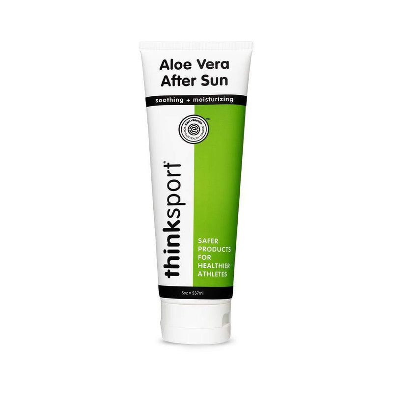 [Australia] - Thinksport Aloe Vera After Sun Relief Gel EWG Verified Natural After Sun Skincare for Face Body Hydrating Soothing Moisturizing Sunburn Solution for Sports Active Use, 8 oz 
