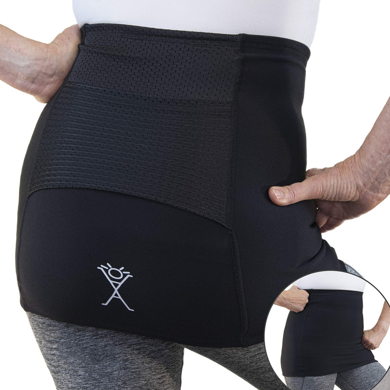 [Australia] - Alki Active Hip Pain Relief Compression Band for Women - Hip Support, Hip Flexor Support, Pain in Hip Area, Hip Joint Pain, Compression Wrap with Pocket (Medium) Medium 