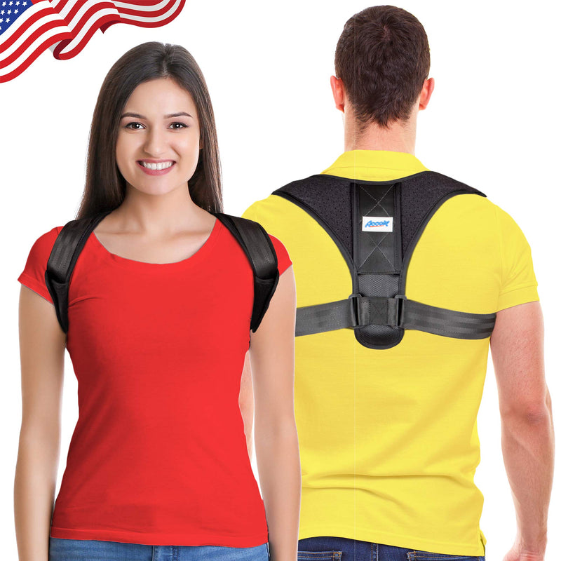 [Australia] - Posture Corrector for Men and Women - Adjustable Upper Back Brace for Clavicle Support and Providing Pain Relief from Neck, Back and Shoulder(Universal) 
