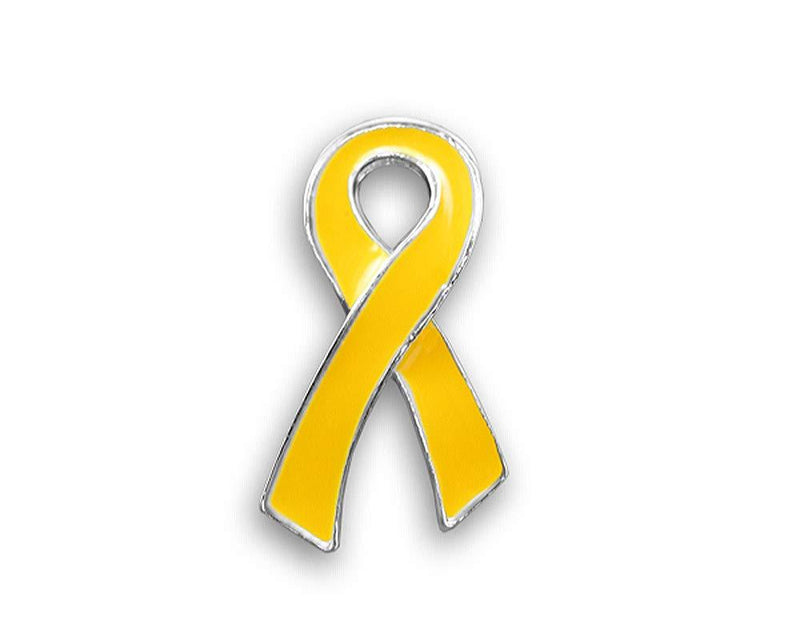 [Australia] - Fundraising For A Cause | Flat Childhood Cancer Awareness Pins - Wholesale Gold Ribbon Awareness Lapel Pins for Childhood Cancer 1 