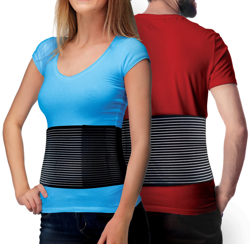 [Australia] - Hernia Belt for Men or Women - Abdominal Binder Lower Waist Support Belt for Umbilical Hernias & Navel Belly Button Hernias with Pad for Inguinal Hernia Stomach Hernia Brace Hernia Truss L/XL 31 - 51" L/XL (37" to 51") 