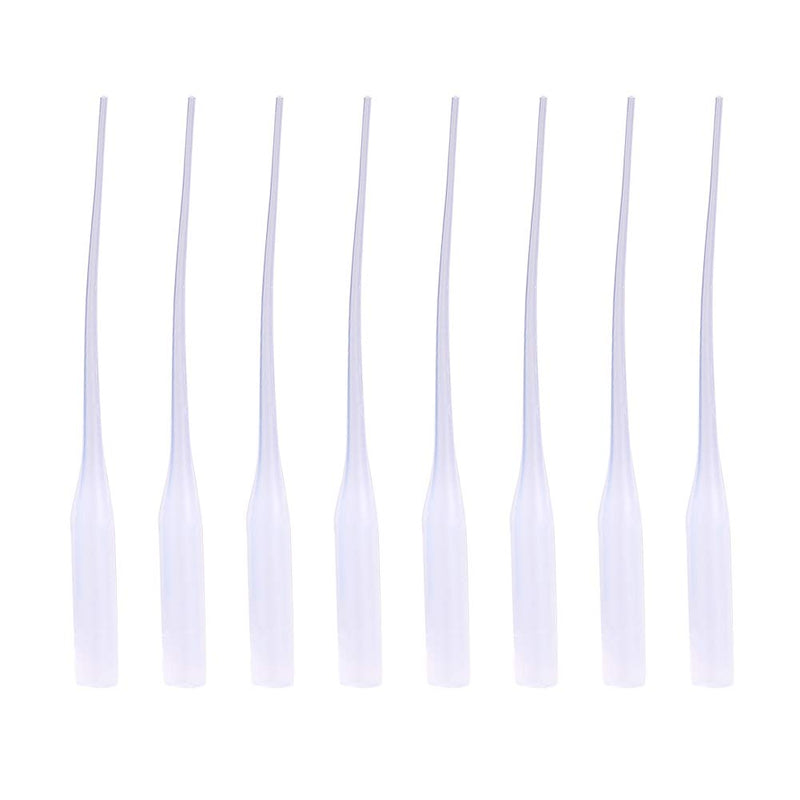 [Australia] - PH PandaHall Glue Tips, 100pcs Plastic Glue Micro-Tips Glue Extender Precision CA Glue Applicator for Arts Crafts Hobby Projects Guitar Fret Slot, White 2.75"x5mm White-100pcs 