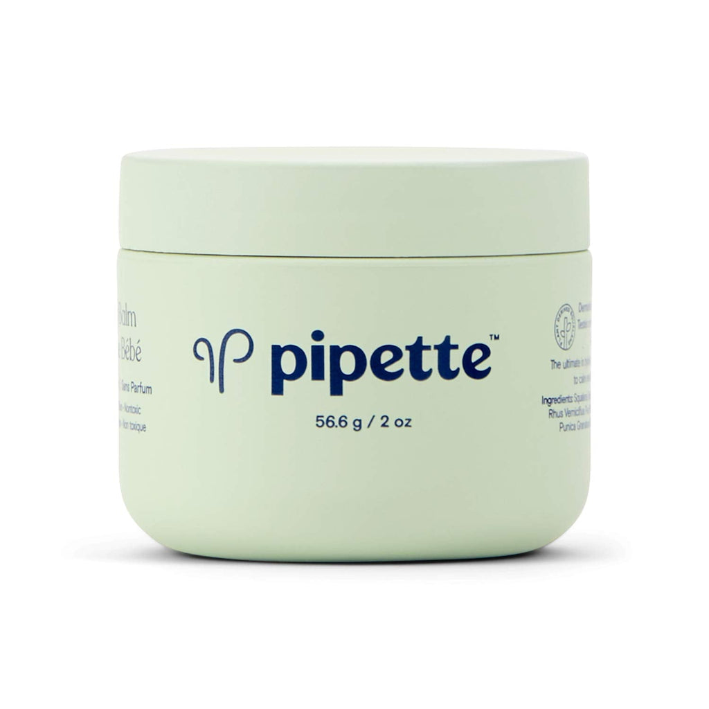 [Australia] - Pipette Baby Balm - Protects, Hydrates & Nourishes Sensitive Skin - Baby Essentials for Newborn with Renewable Plant-Derived Squalane, 2 oz 