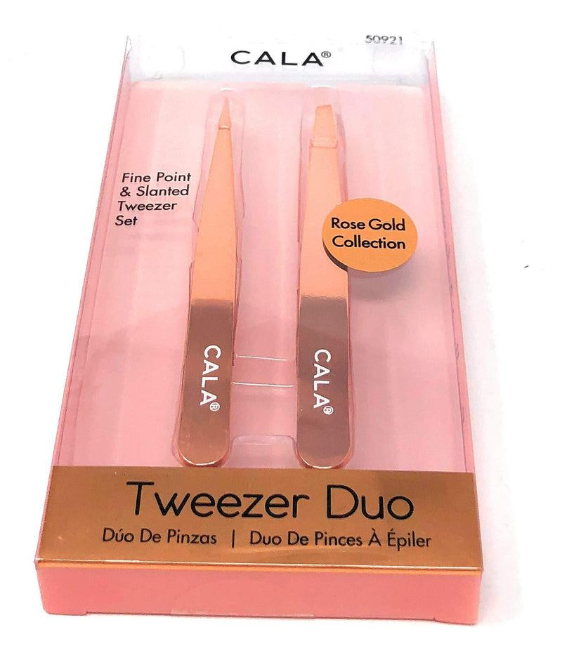 [Australia] - Cala Rose gold tweezer duo 