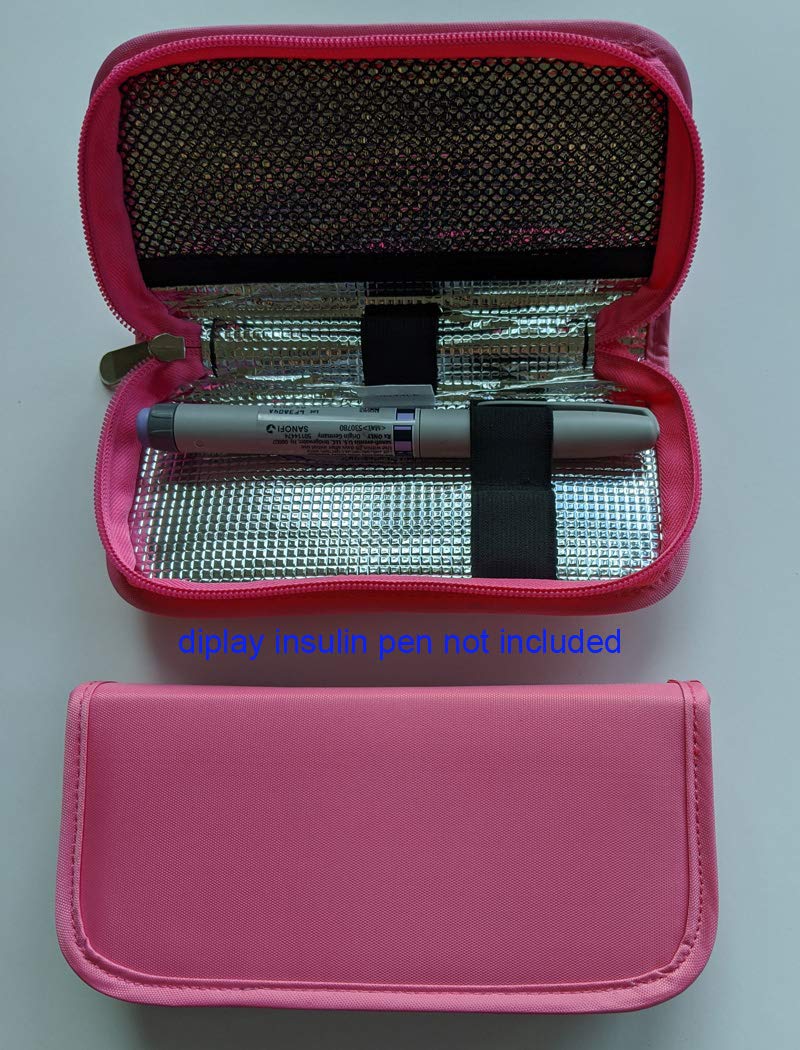 [Australia] - Medicine/Diabetes Insulin Pen Travel Cooler Case-(Pink) Pink 