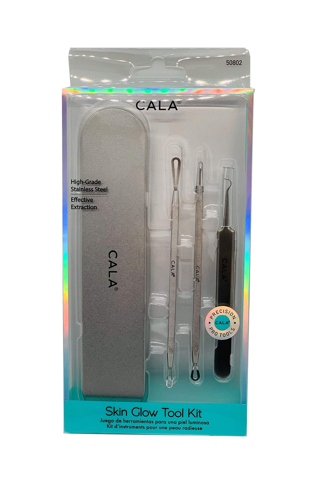 [Australia] - Cala Skin glow tool kit with metal case 3 count, 3 Count 